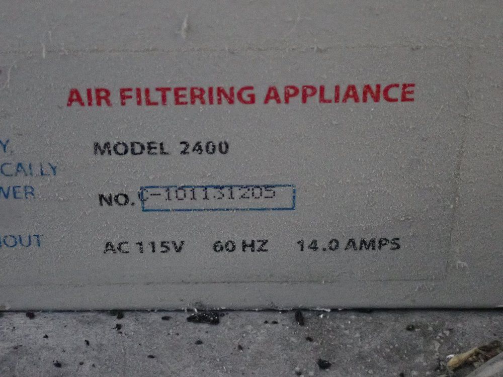 Jds Air Air Filtration System - Tech 2400