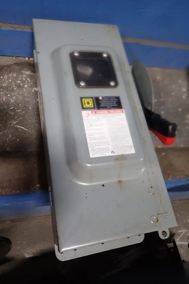 Square D 100 Amps/600v Fusible Disconnects - Hu3c3awkvw