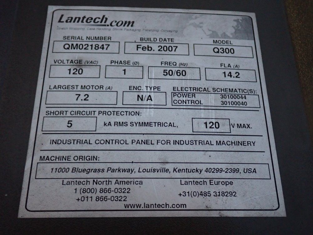 Lantech 65" Stretch Wrapper - Q300