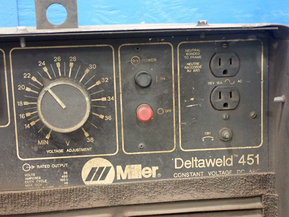 Miller 23 Kw Welder - Deltaweld 451 (903017)