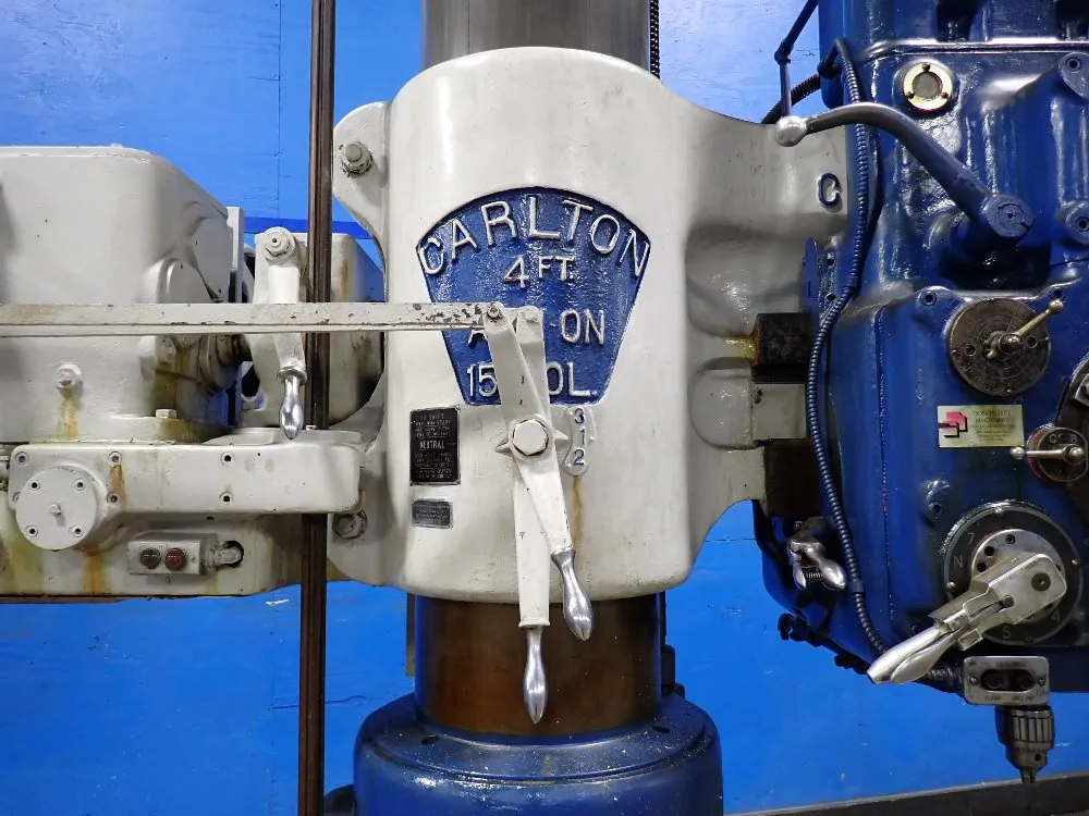 Carlton 15" X 4" Radial Arm Drill