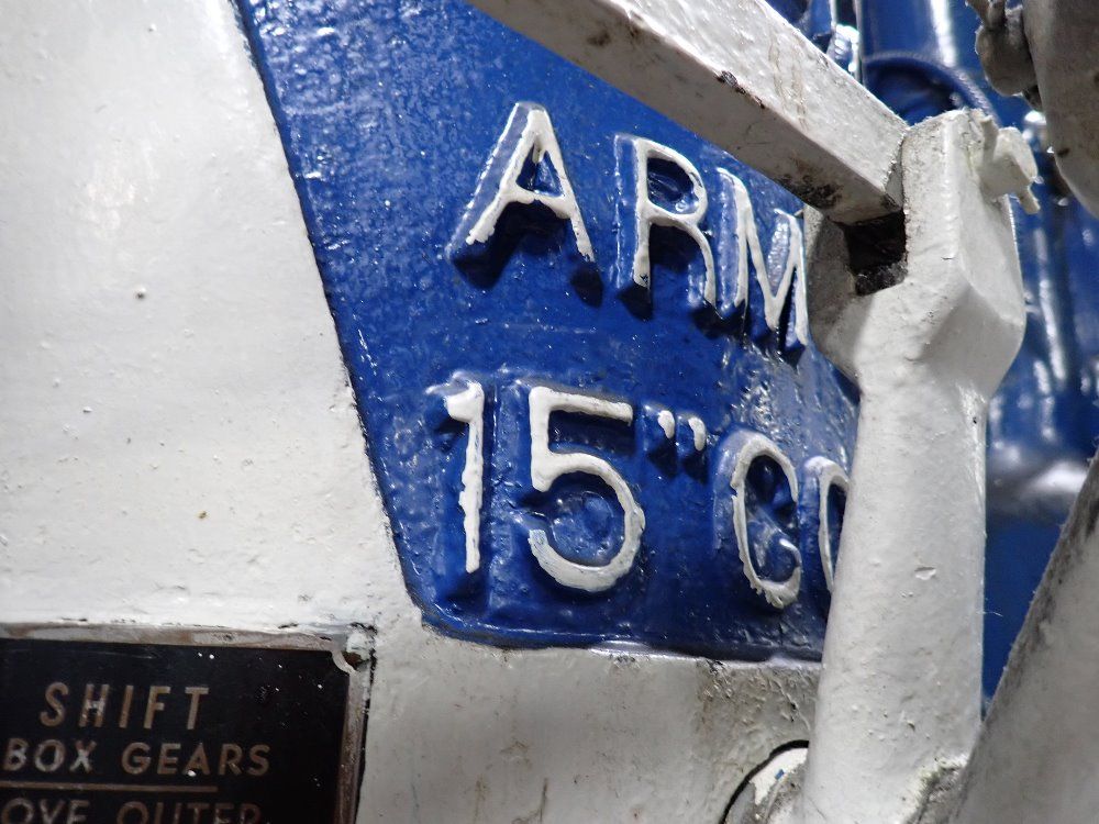 Carlton 15" X 4" Radial Arm Drill