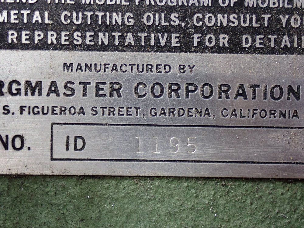 Burgmaster Drill/tapping Unit