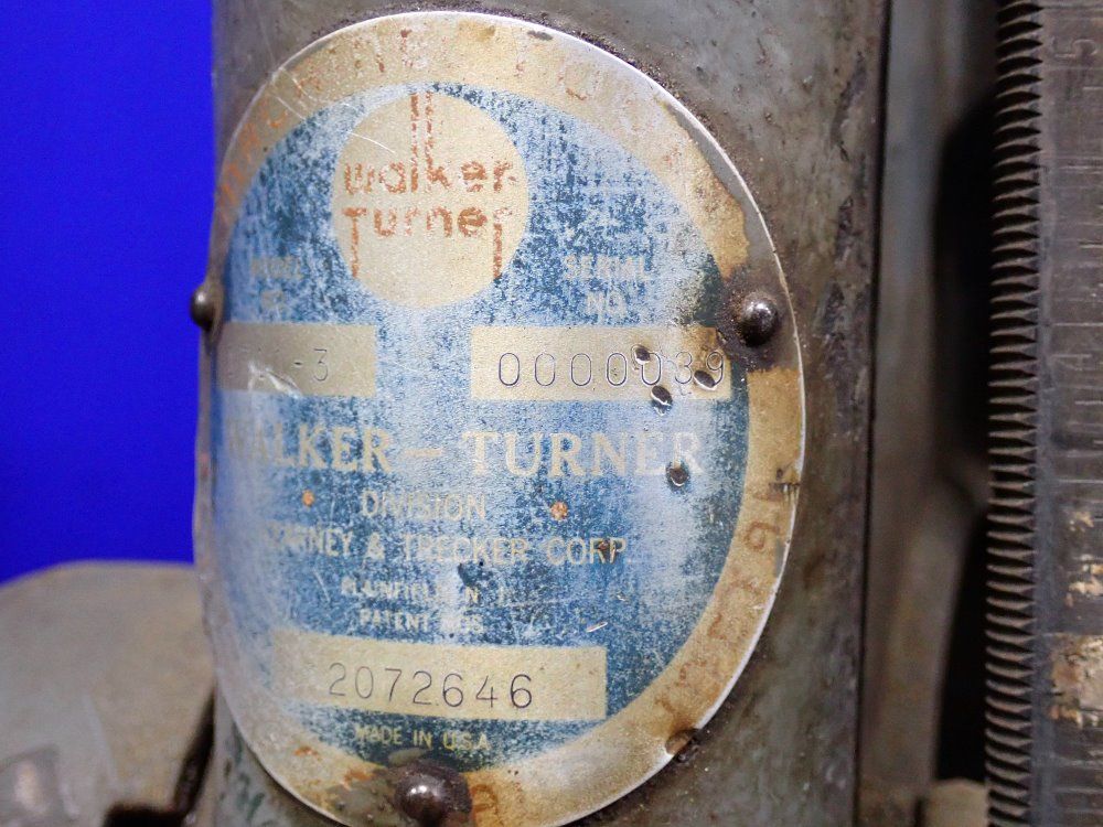 Walker Turner 30" Radial Arm Drill - 1711-3