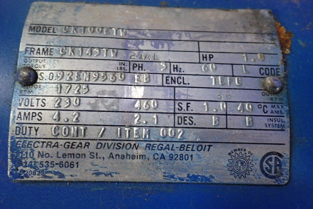 Electra-gear Gear Drive - Ck100etw