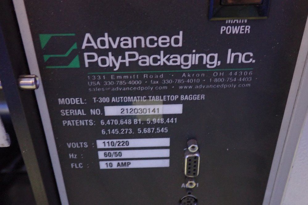 Advanced Poly-packaging Table Top Bagger - T-300
