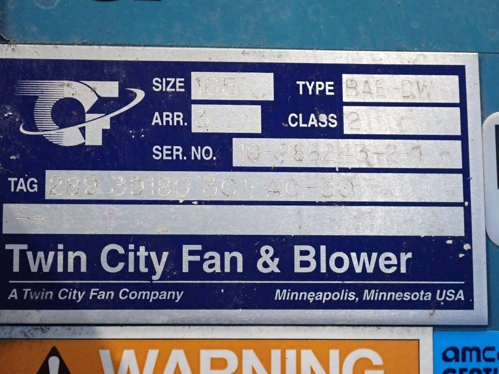 Twin City Fan And Blower - 39180301 Ac-30