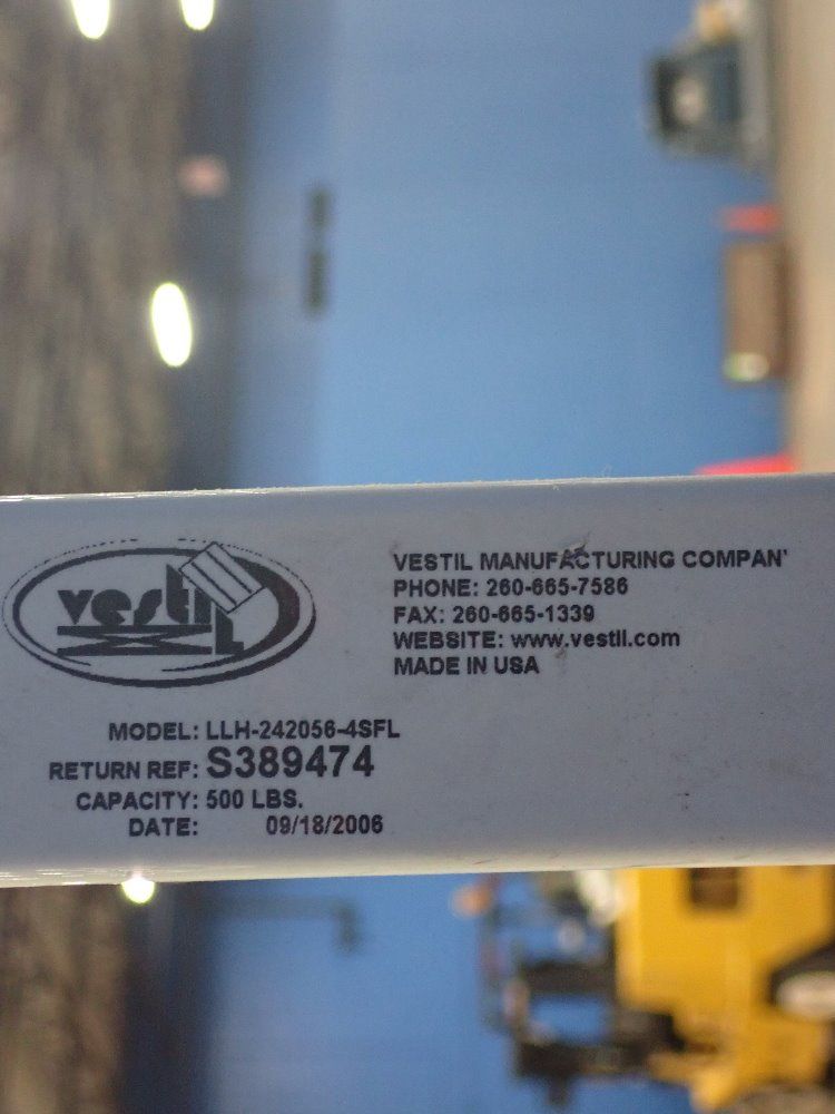 Vestil Mfg. Corp. 500 Lbs. Lift Cart - Llh-242058-48fl