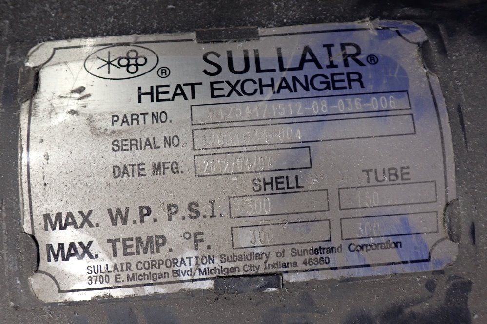 Sullair Heat Exchanger - 0125417151208036-006