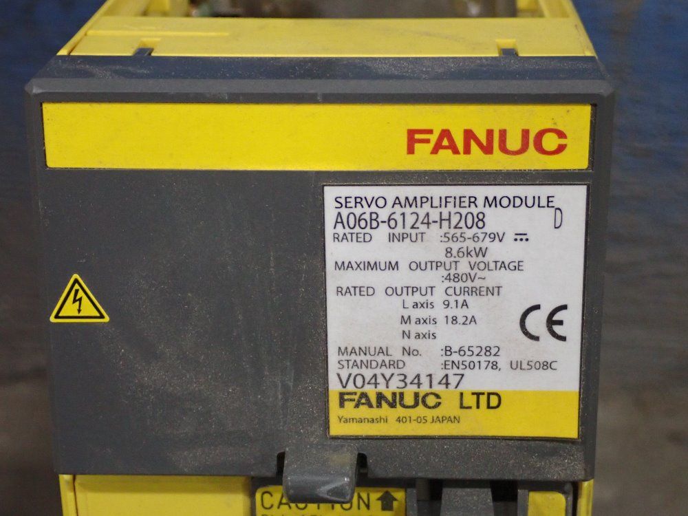 Fanuc Servo Amplifierservo Amplifier Module - A06b-6124-h208