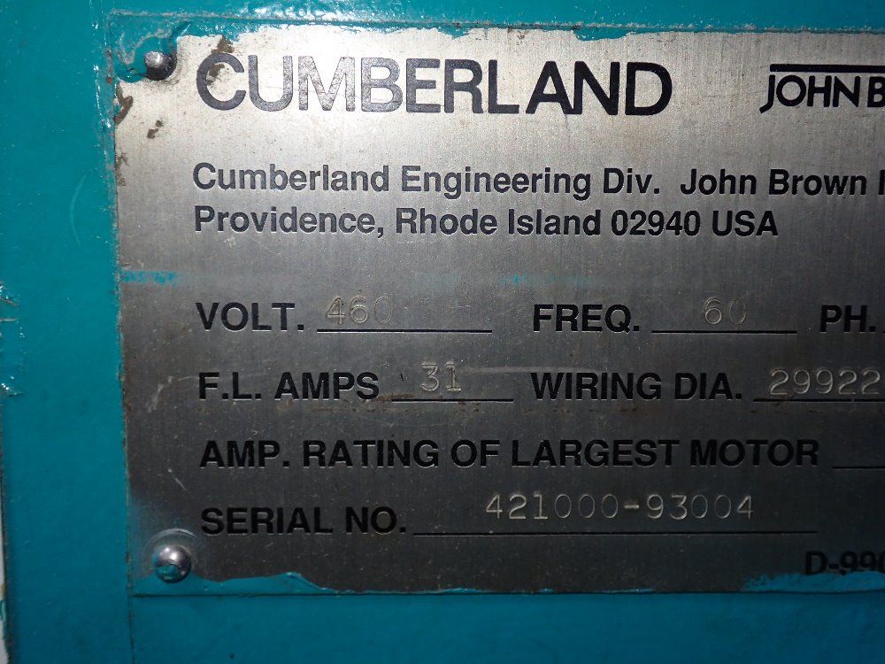 Cumberland Granulator