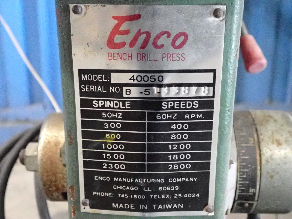 Enco Bench Drill Press - 40050