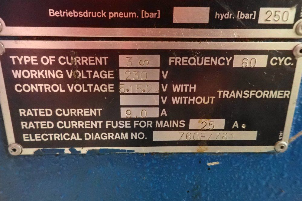 Samco 20" X 40" Clicker Press - Sb25