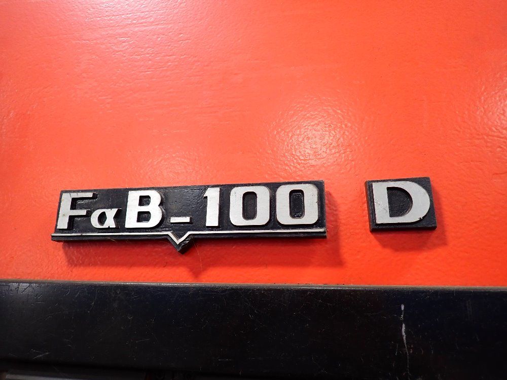 Amada 98" X 100 Tons Cnc Press Brake - Fbd-1025f