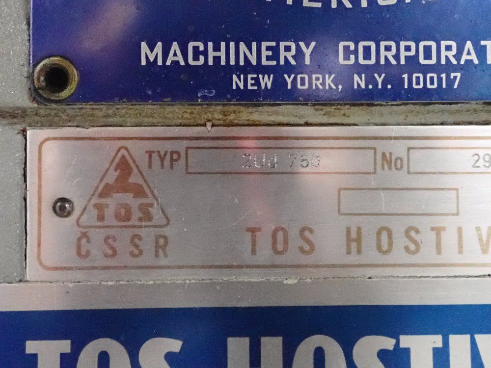 Tos Hostivar Approx 30" Cylindrical Grinder - 2ud 750