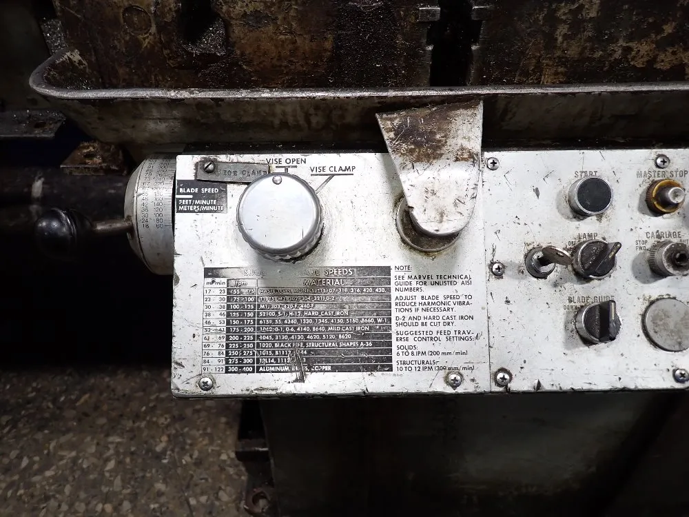 Marvel 19" Vertical Band Saw - Series 81