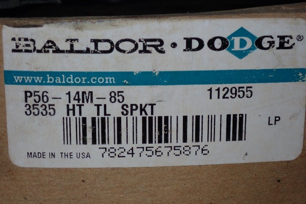 Baldor-dodge 4" X 4" Sprocket - P56-14m-853535ht Tl Spkt