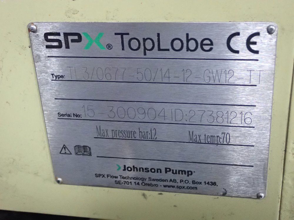 Spx Pump - Tl3/0677-50/14-12-gw12-tt