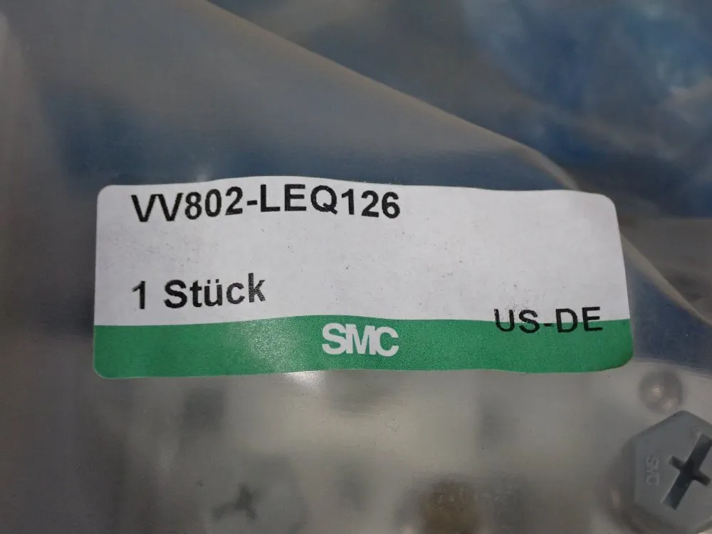 Smc Pneumatic Manifold Valve Assembly - Vv802-leq126