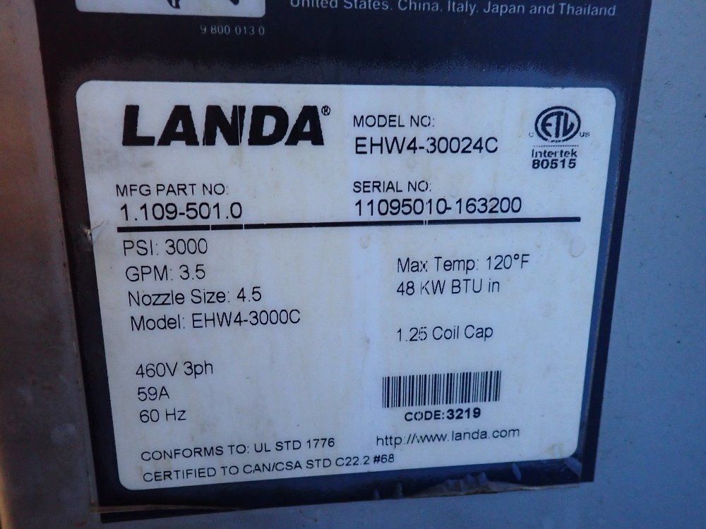 Landa Landa Ehw430024c Pressure Washer