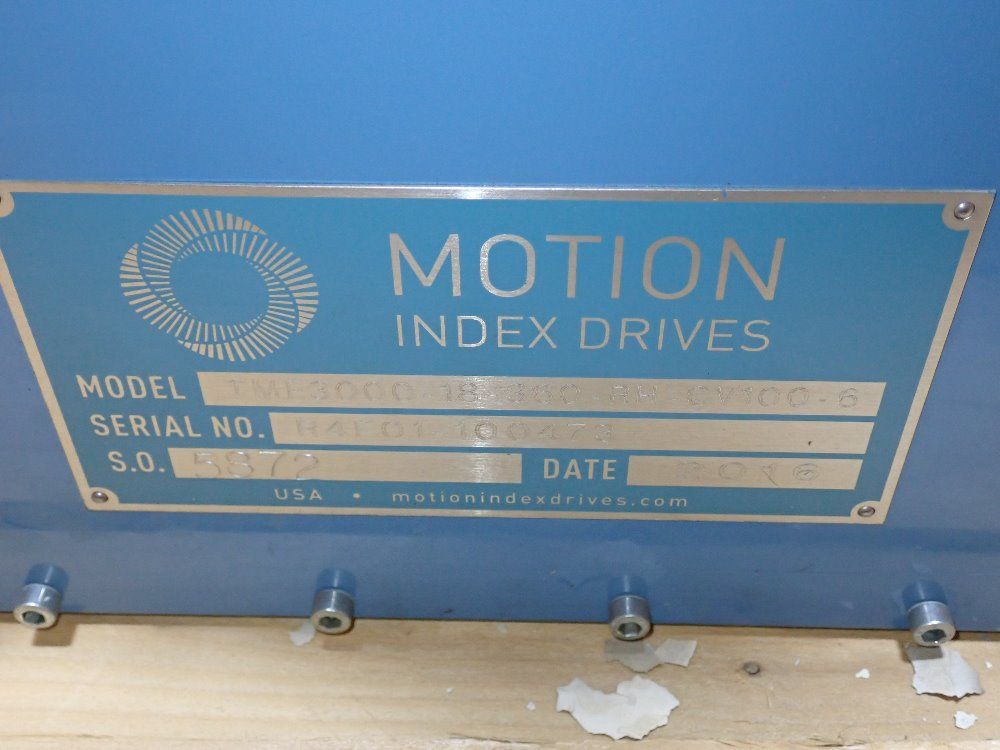 Motion Index Drive Rotary Index Table
