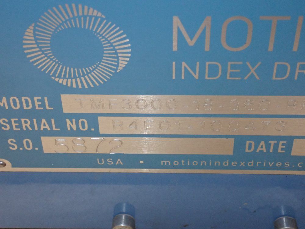 Motion Index Drive Rotary Index Table