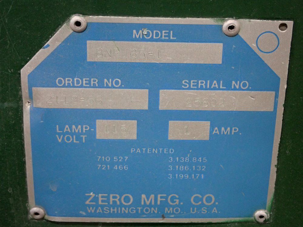 Zero Zero Bnp 651 Blast Cabinet