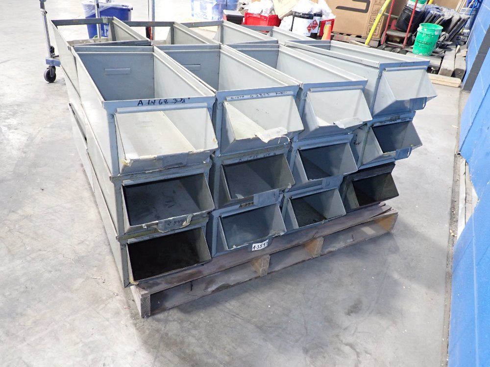 Used Metal Bins HGR Industrial Surplus