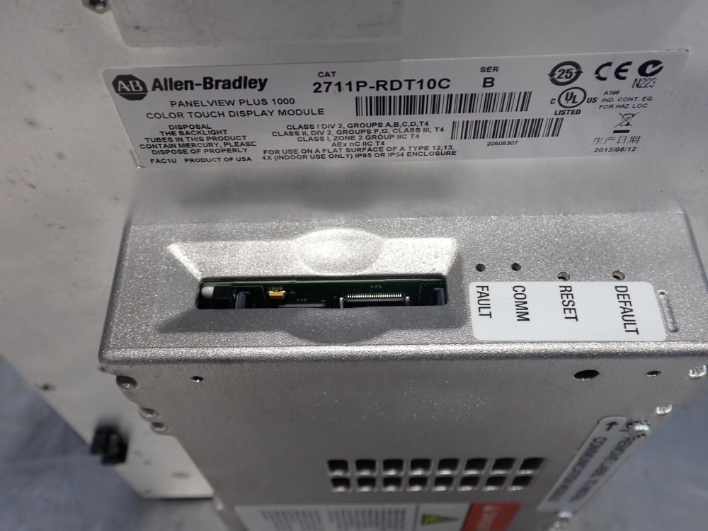 Allenbradley Panelview Plus 1000 Color Touch Display Module