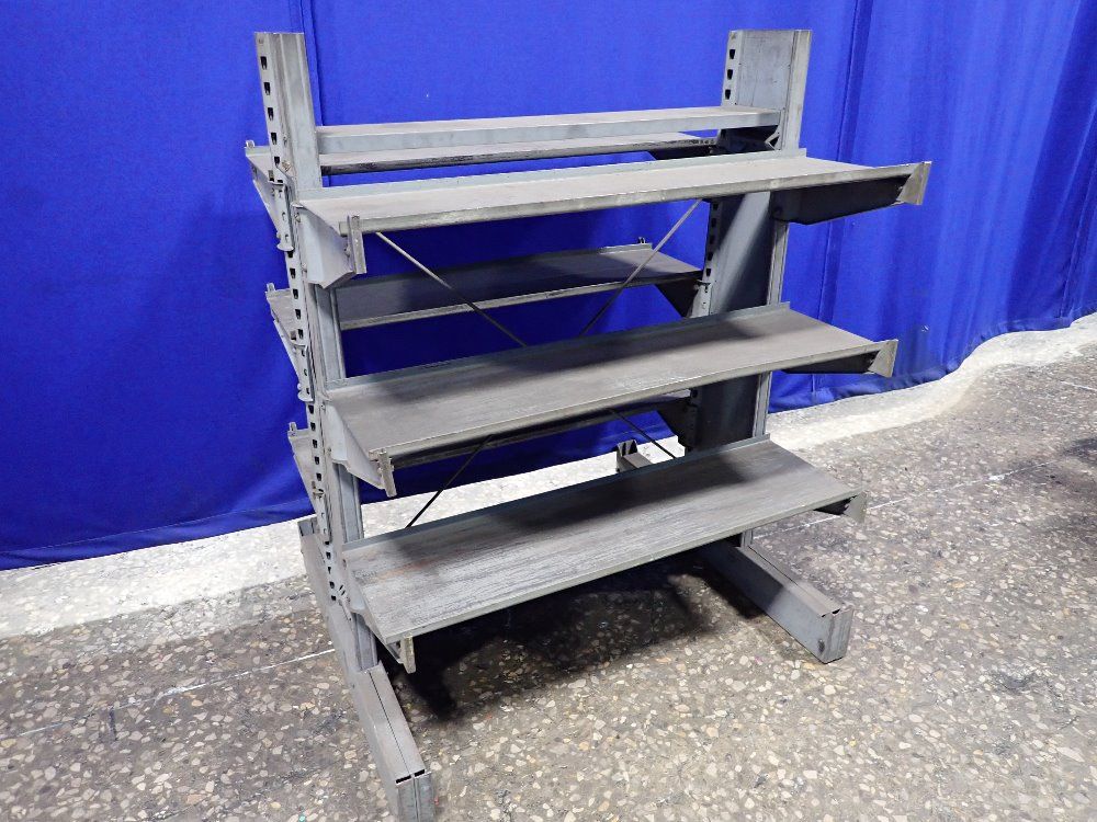 Used Equipto Double Sided Cantilever Rack | HGR Industrial Surplus