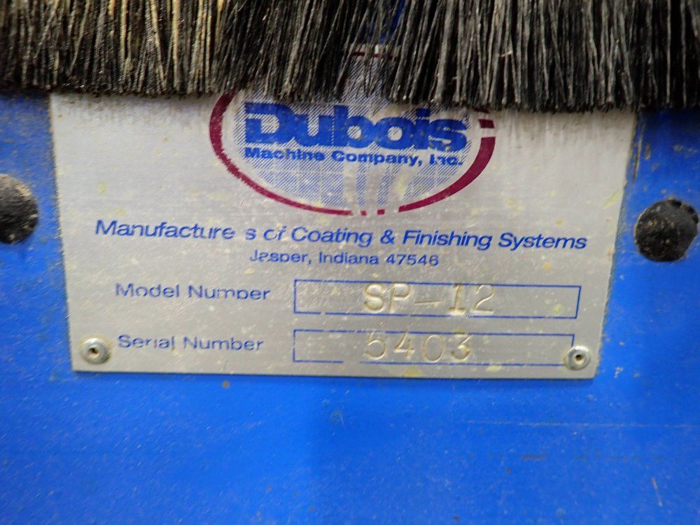 Dubois Dubois Sp12 Flat Line Machine