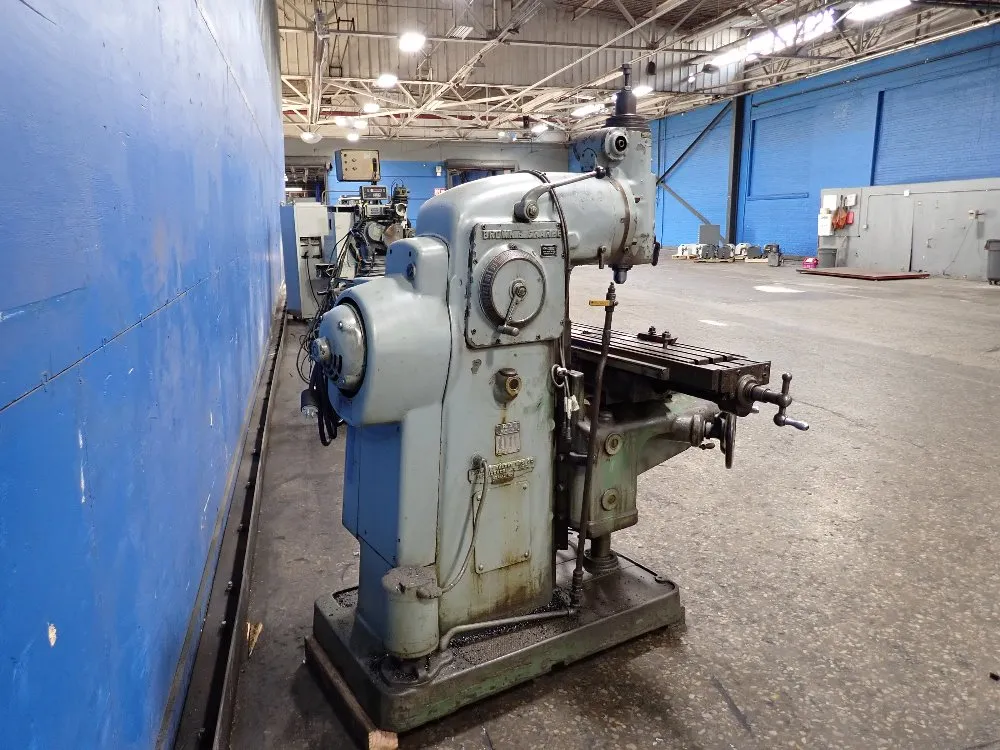 Brown & Sharpe 10" X 50" Vertical Mill