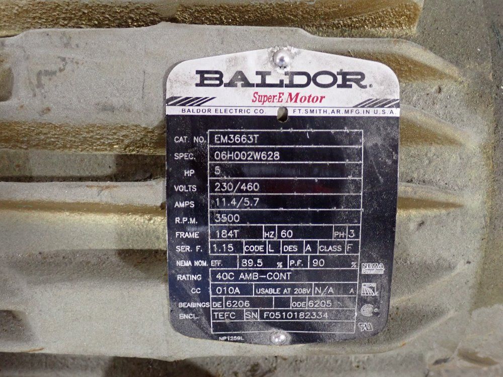 Baldor 5 Hp Motor