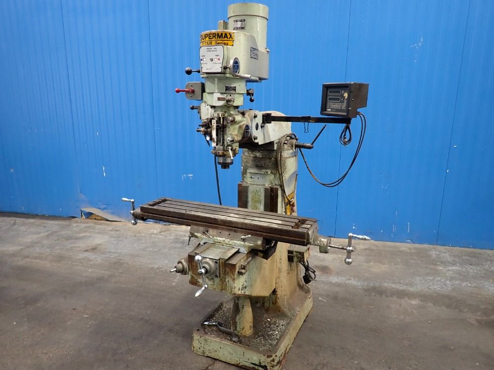 Supermax 42"x9" 1994 Supermax Vertical Mill - Yc-1.5 Vs-1