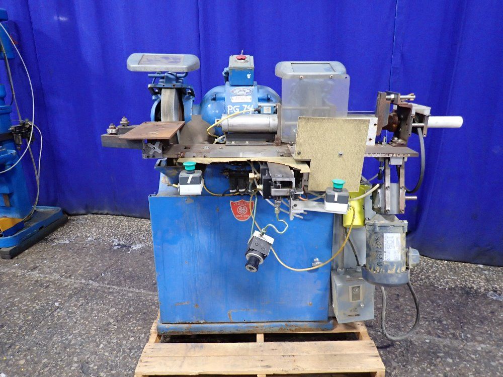 The United States Electrical Tool Co Pedestal Grinder