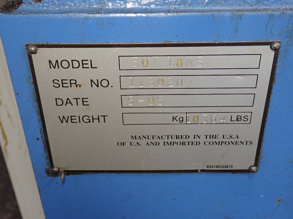 Mazak 1995 Mazak Sqt 18ms Cnc Lathe