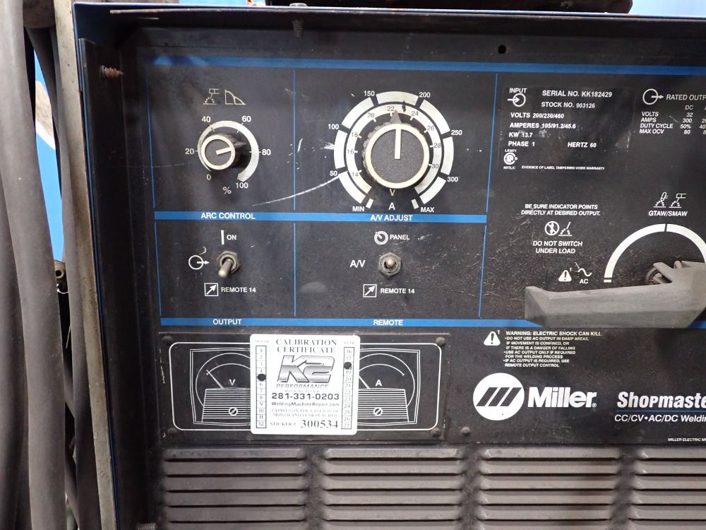 Used Miller Welder & Wire Feeder HGR Industrial Surplus