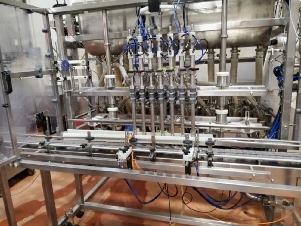  Inline 7 Station Bottle Filling Line