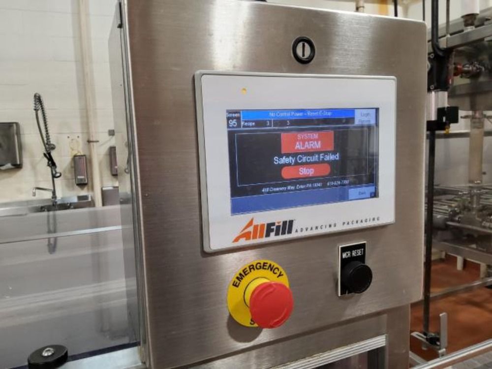  Inline 7 Station Bottle Filling Line