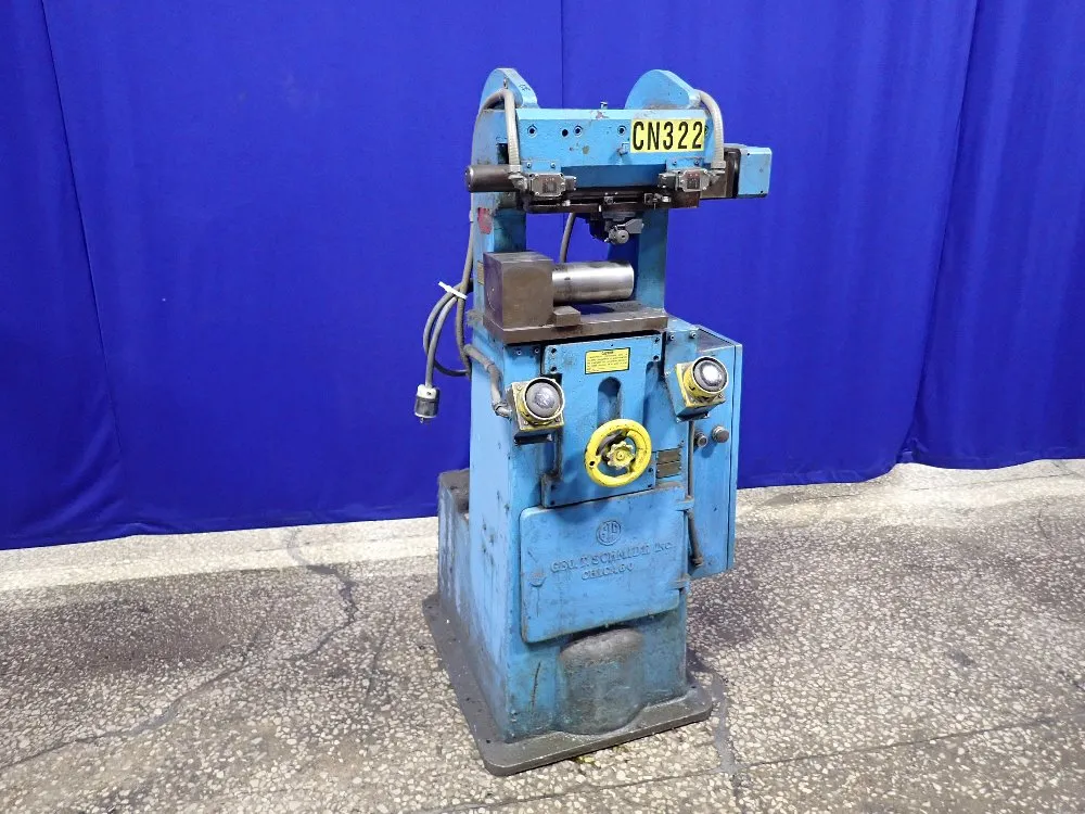 Geo T Schmidt Hydraulic Roll Marking Machine
