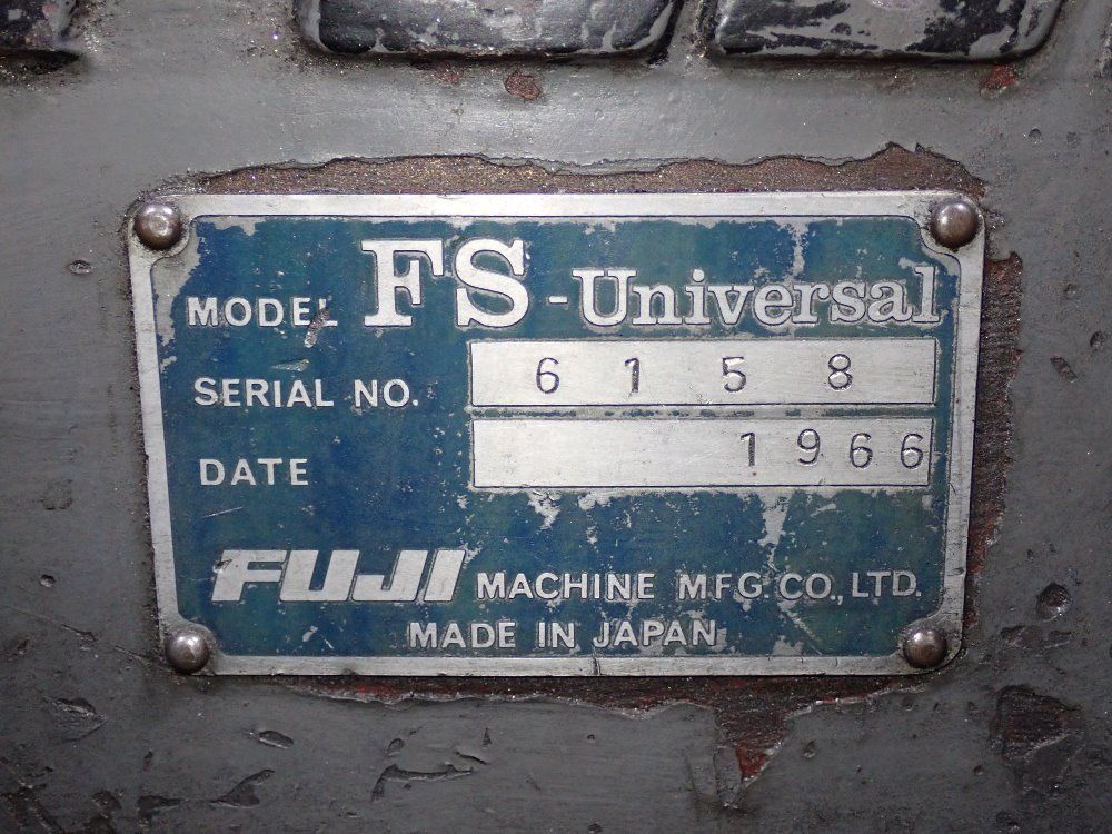 Fuji 1966 Fuji Fsuniversal Lathe