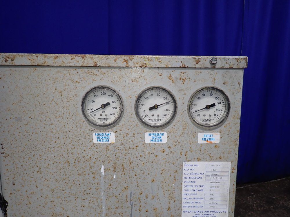 Used Great Lakes Air Products Air Dryer | HGR Industrial Surplus