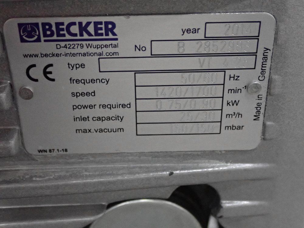 Becker Vacuum Pump