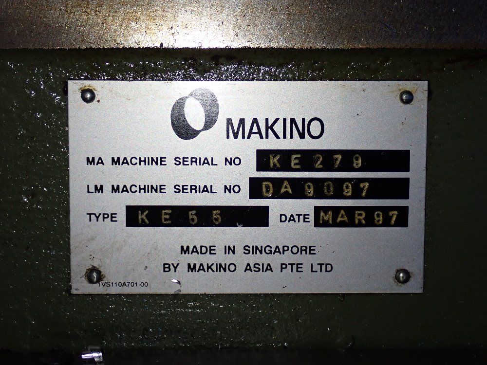 Makino 1997 Makino Ke55 Cnc Vmc