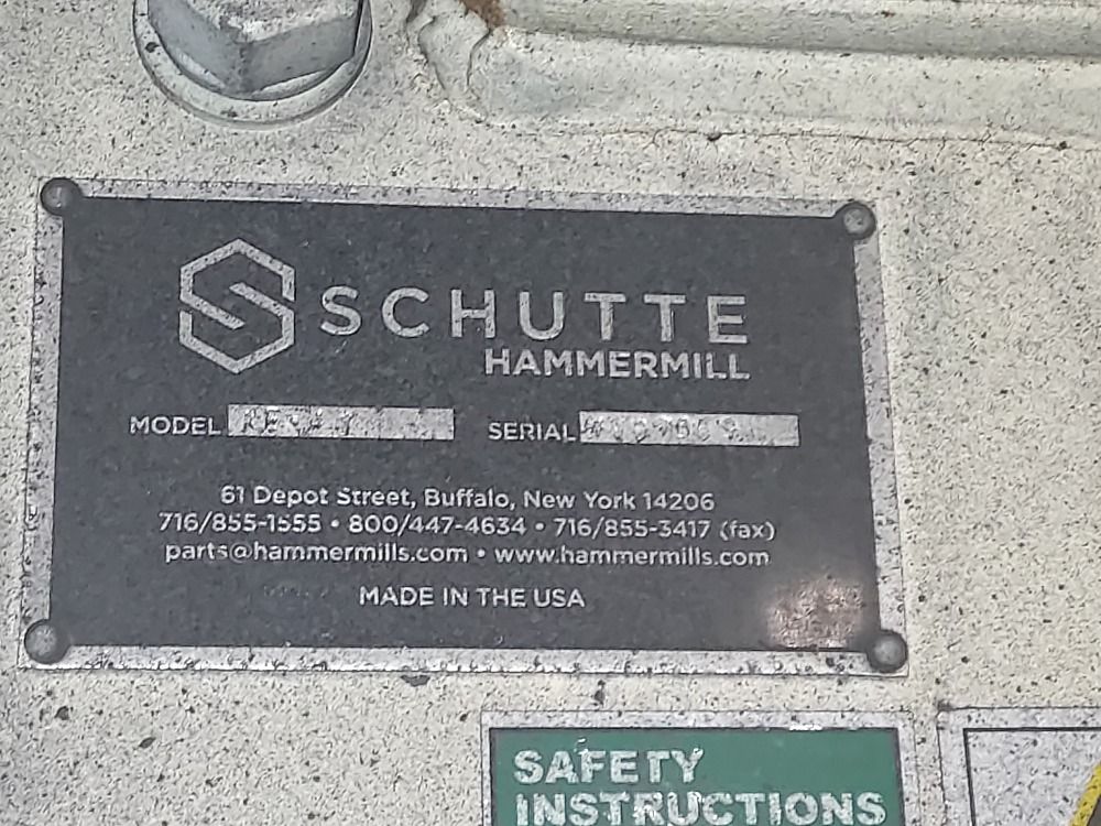 Schutte Buffalo Hammermill 2019 Schutte Buffalo Hammermill Crusher/lump Breaker