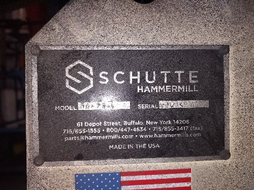 Schutte Buffalo Hammermill 2019 Schutte Buffalo Hammermill Crusher/lump Breaker