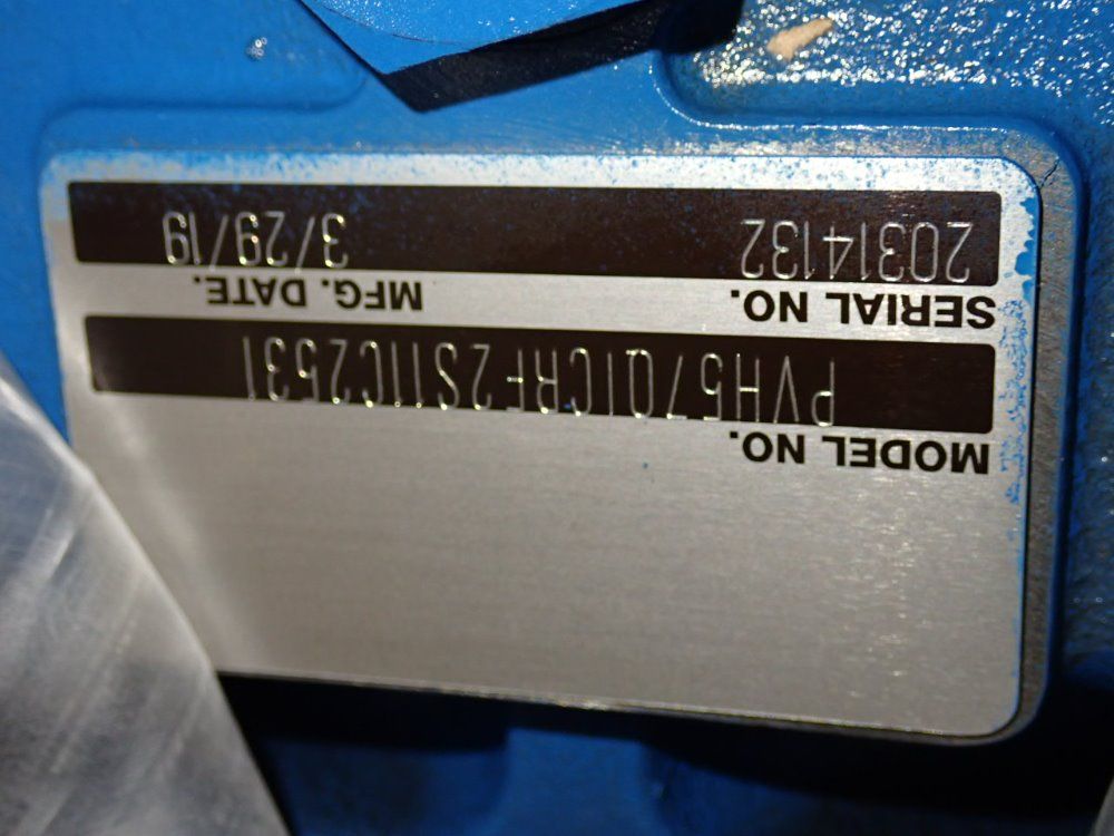 Vickers 2019 Vickers Pvh57qicrf2s11c2531 Pump - Pvh57qicrf2s11c2531