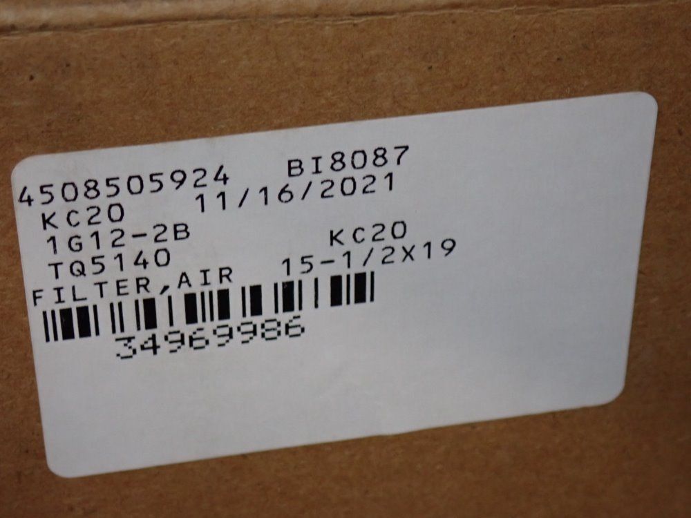 Aaf International 15 1/2" X 19" Filters