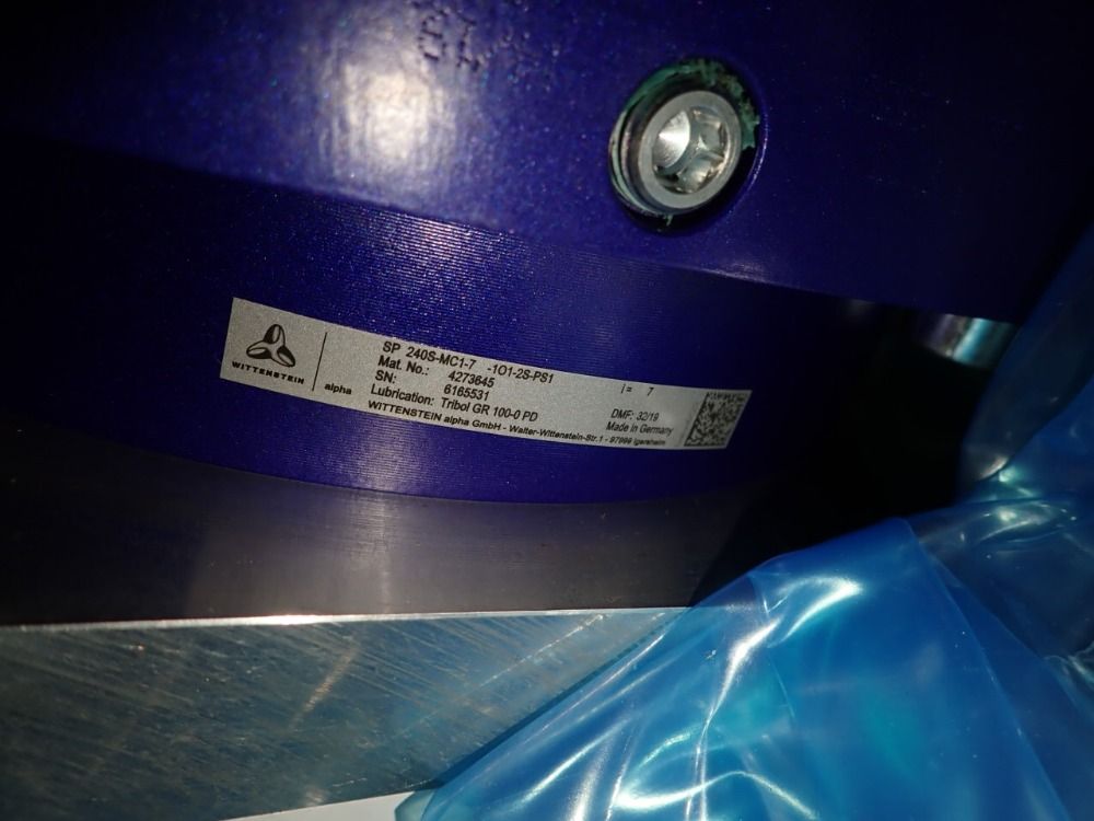 Wittenstein Wittenstein Sp 240smc171o12sps1 Gear Head