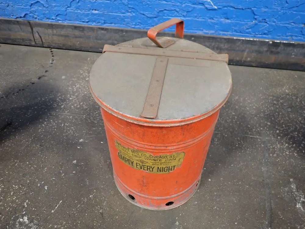 Justrite Oil Waste Can